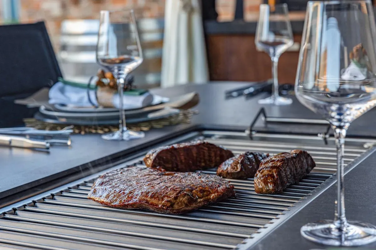 Steak am Altea Grilltisch